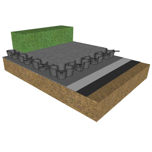 CAD Drawings BIM Models Airfield Systems, LLC Sports Fields - Synthetic Turf Drainage